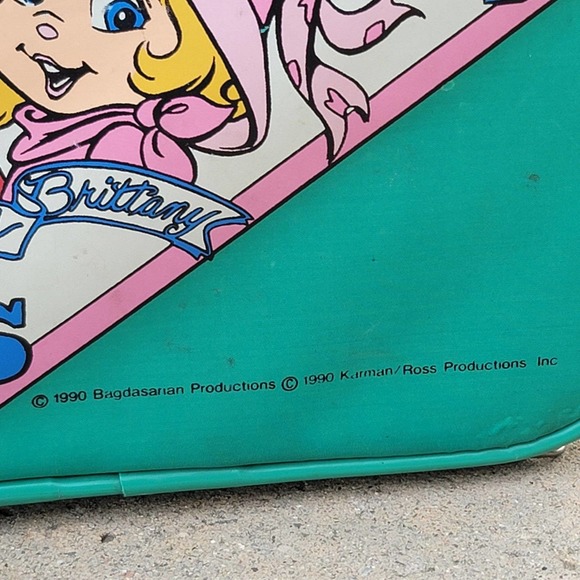 Vtg 1990 Alvin and The Chipmunks Alvin and Brittany Mini Suitcase - Picture 3 of 9